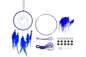 PATIKIL DIY Dream Catcher Kit, Making Dream Catcher Supplies Wall Hanging Handmade Dream Catcher Kits for Beginner Style 3, B
