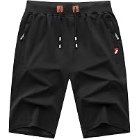 MO GOOD Men’s Casual Shorts – Loose Fit, Breathable – For Workout, Summer, Gym (Navy, 32-33) - View #3