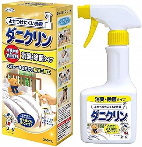 Amazon ダニクリン 消臭 除菌タイプ 本体 250ｍl 日本アトピー協会推薦品 ダニクリン 虫除け 忌避用品