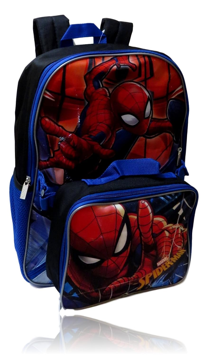 Marvel Spiderman Backpack W/ Detachable Insulated Lunch Box