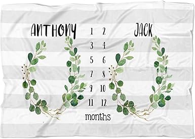 twin milestone blanket