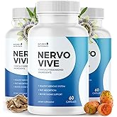 Nervovive Nerve Support Supplement - Advanced Formula Nerve Health Supplements, All Natural Potent Supplement, Maximum Strength for Overall Health and Wellness - 60 Capsules, 3 Month Supply