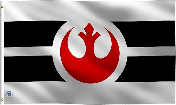 Flagge Der Rebellen Allianz 100 Polyester Einseitig Mit 2 Osen Uv Bestandig Lebendiger Digitaldruck Fur Den Innen Und Aussenbereich Amazon De Burobedarf Schreibwaren