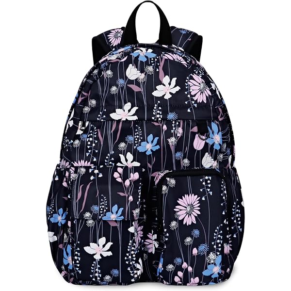 Vera Bradley Black Multi Floral Sling Backpack Vera bradley backpack flower - Gem main image 2