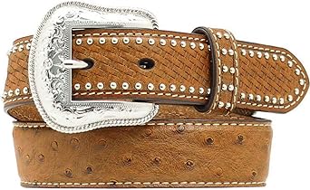 nocona ostrich belt