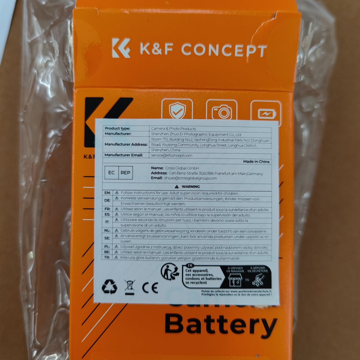 K&F Concept 2600mAh NP-FZ100 Battery, 2-Pack USB-C A7iii Battery Compatible with Sony A7iv, A7iii, A7C, A6600, A6700, FX3, FX30, ZV-E1, A9, Alpha 9, Alpha 9S, A9S, A7RIII, A7RIV, A7RV, A7Siii Cameras