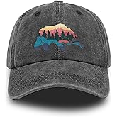 Negi Retro Baseball Cap Denim Hat for Women Female Washed Distressed Adjustable Dad Hats Unconstructed Cotton
