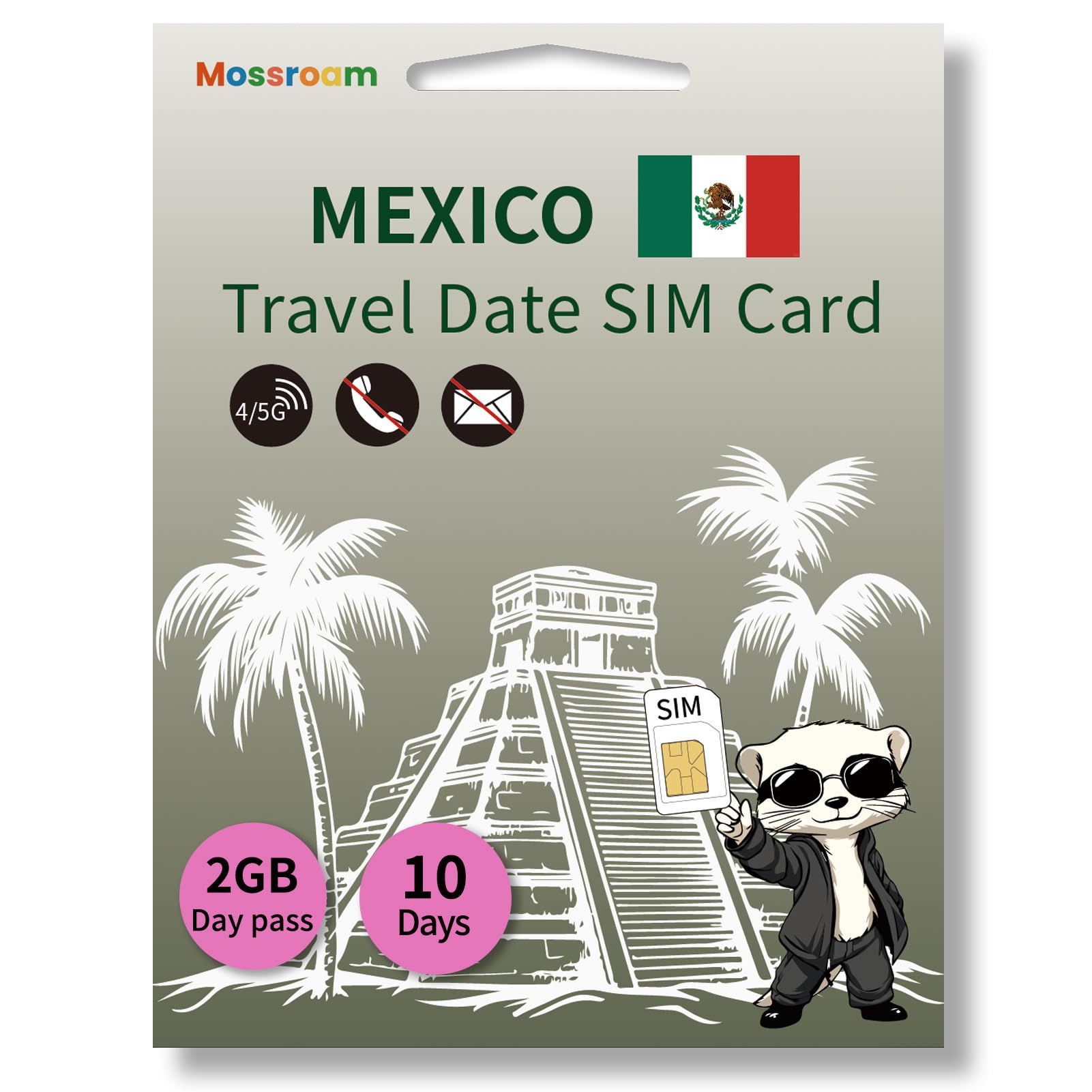 Photo 1 of Mexico Tourist SIM - Unlimited High-Speed Data - 7-30 Days Validity - Prepaid, No Extra Fees - Works on Unlocked Phones & Hotspots