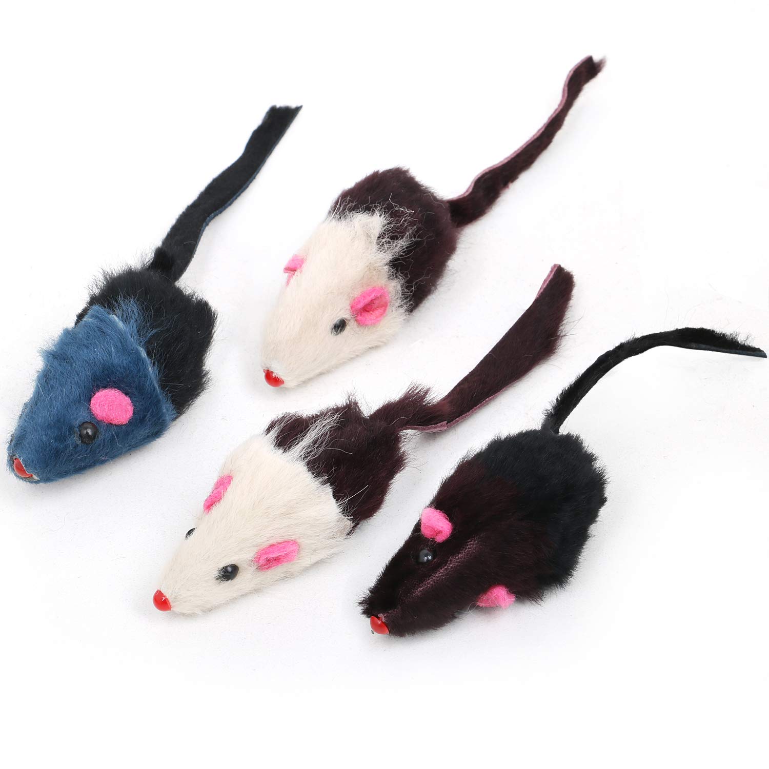 DIGIFLEX Rattling Catnip Mice x 4 - Cat Toys
