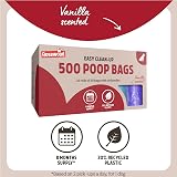 Rosewood Rosewood Dog Poo Bags with Handles 500 Pack Refill Rolls Vanilla view 3