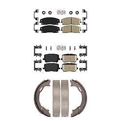 Transit Auto Front Rear Ceramic Disc Brake Pads Kit