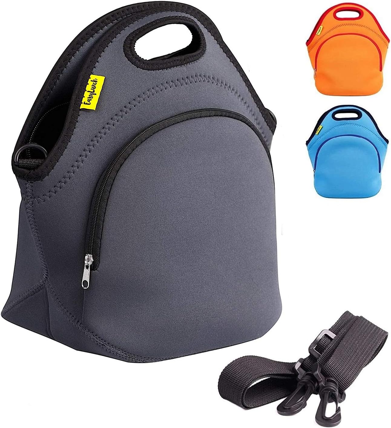 Neoprene lunch bag with shoulder strap Clearance