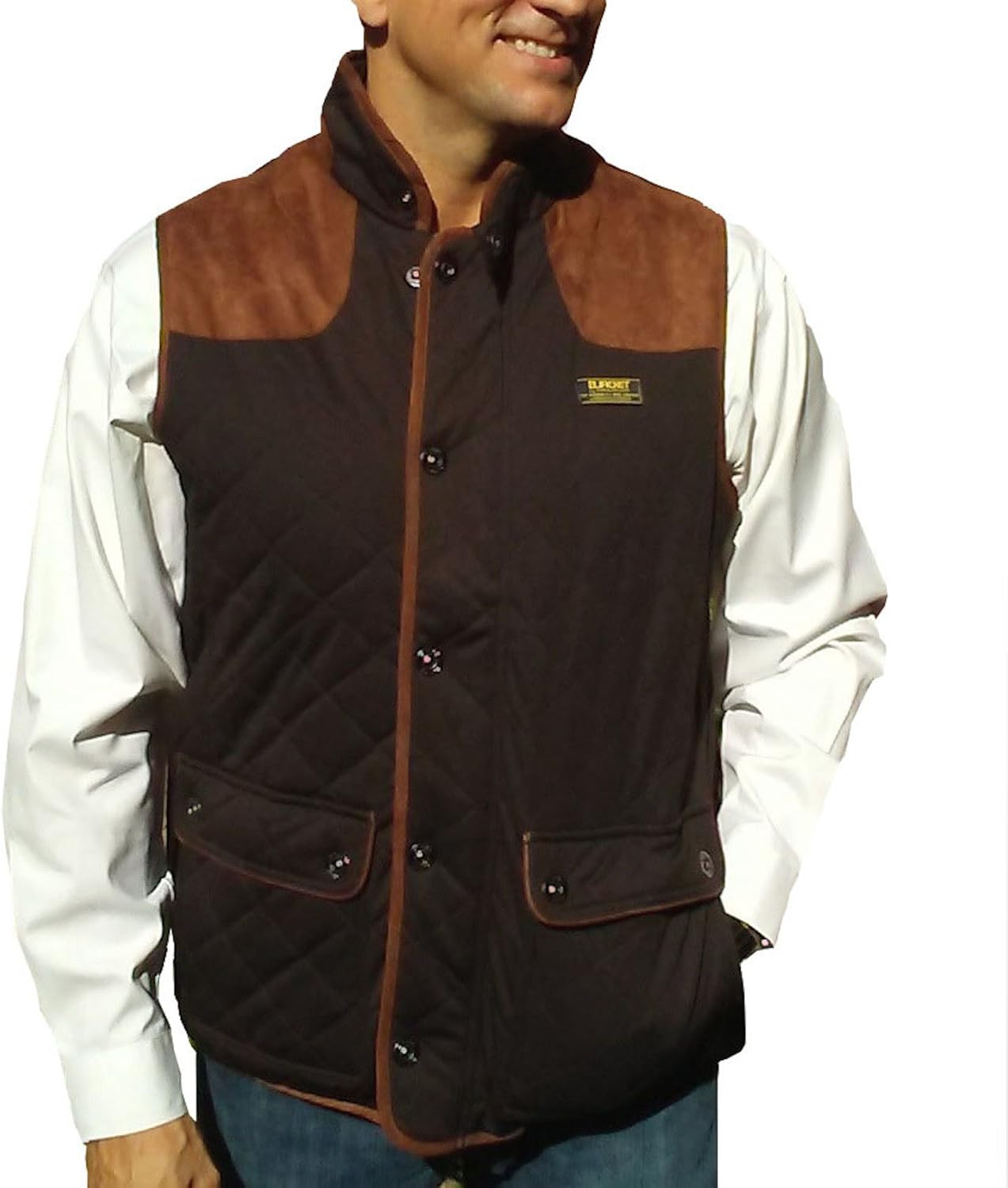 BJACKET Men's Stretch Waterproof Breathable Vest, Easy