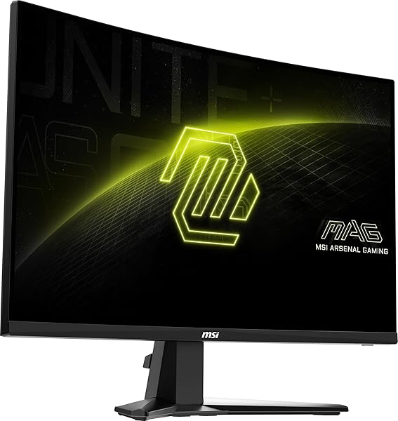 MSI MAG 276CXF 27-INCH 1920 X 1080 (FHD) CURVED MONITOR, 280HZ, HDMI, DISPLAYPORT, VGA PORT, VESA MOUNTABLE, TILT, SPEAKER, SLIM BEZEL, 0.5MS, BLACK