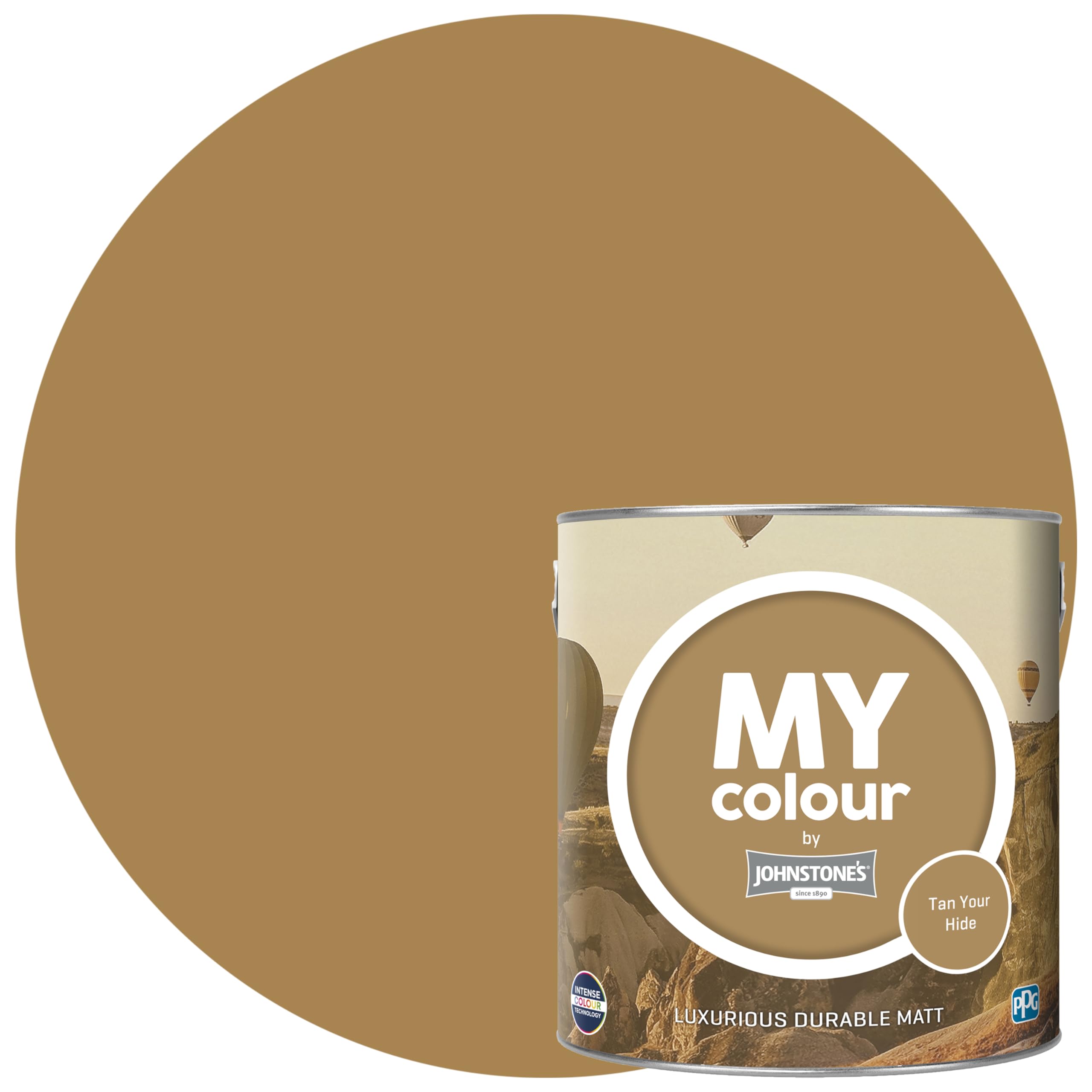 MY colour by Johnstone's - Luxurious Durable Matt - Tan your Hide - Colour Intense Technology - 2.5L