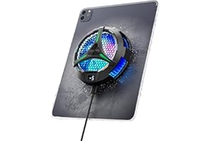 ACEDAYS Magnetic Cooler for iPad,Tablet Cooler for ipad/Surface pro/Samsung Tab,Universal Radiator with Temperature Display f
