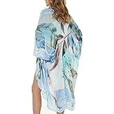 Kimonos for Women Casual Swimsuit Coverup Lightweight Boho Kimono Cardigans for Summer