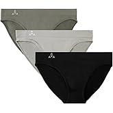 Balanced Tech Women's 3 Pack Seamless Low Rise Bikini Panties