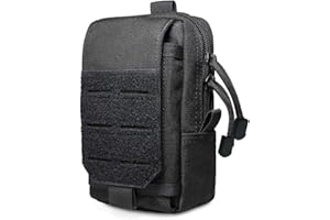 Tactical EDC Molle Multifunctional Small Bag - Gadget Organizer Cell Phone Holder Waist Pouch for Camping, Hiking, Cycling, C