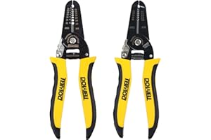 DOWELL 10-22AWG+22-30AWG Wire Stripping Tool Wire Stripper Cutter Pliers Tool Multi-Function Hand Tool for Electrician Craftsmanship 2-Piece