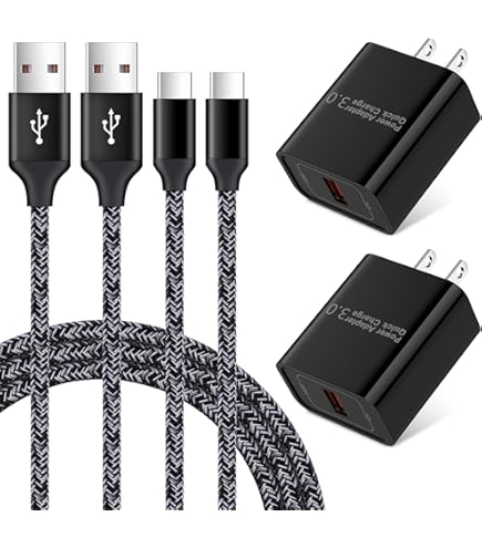 スマホアクセサリー fats charfer Amazon.com: Android Phone Charger Fast Charging Compatible