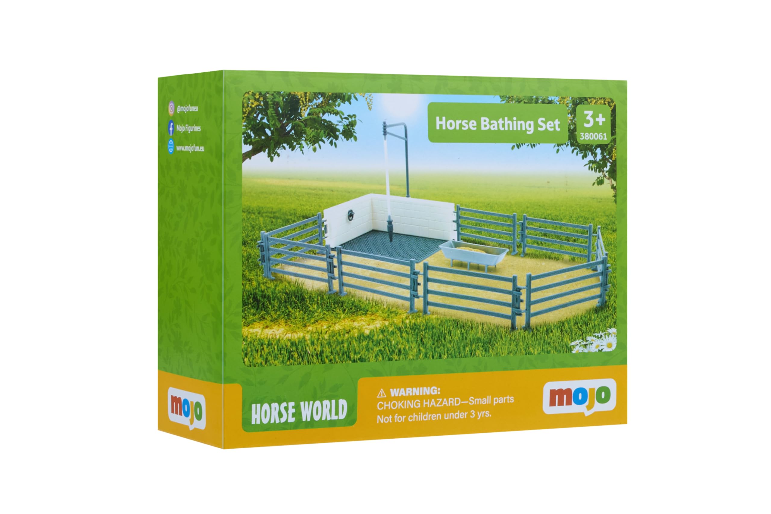 MOJO – Horse Bathing Playset | Farm & Horses Collection | True to Life & Highly Detailed | Designed in UK