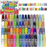 Kwik Stix Solid Tempera Paint Sticks, 60 Colors, Washable Paint Sticks for Kids, Super Quick Drying, Non-Toxic, Allergen Free, Paint Sticks in Classic, Metallic, Neon, Pastel, Jewel & Earth Colors, Paint for Kids and Toddlers