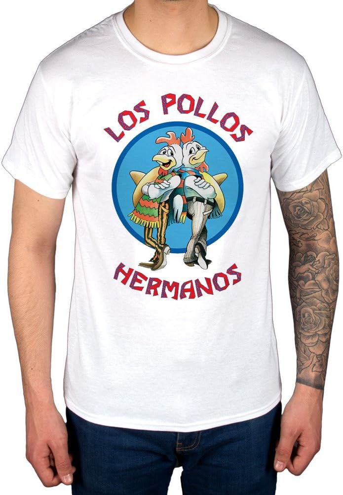 Official Breaking Bad Los Pollos Hermanos T-Shirt Walter White Heisenberg