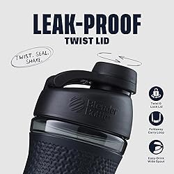 BlenderBottle SportMixer Shaker Bottle Perfect for