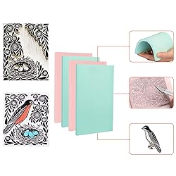 26Pcs Rubber Stamp Making Kit, Block Printing