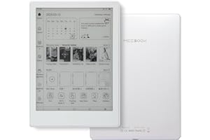 AZMXDVP Meebook E-Reader M8 | 7.8' Eink Carta Screen | 300PPI Smart Light | Android 14 | Octa Core Processor | Dual Mics&Speakers | Support Play Store | Hand Writing | 4GB+64GB | Micro-SD Slot | White
