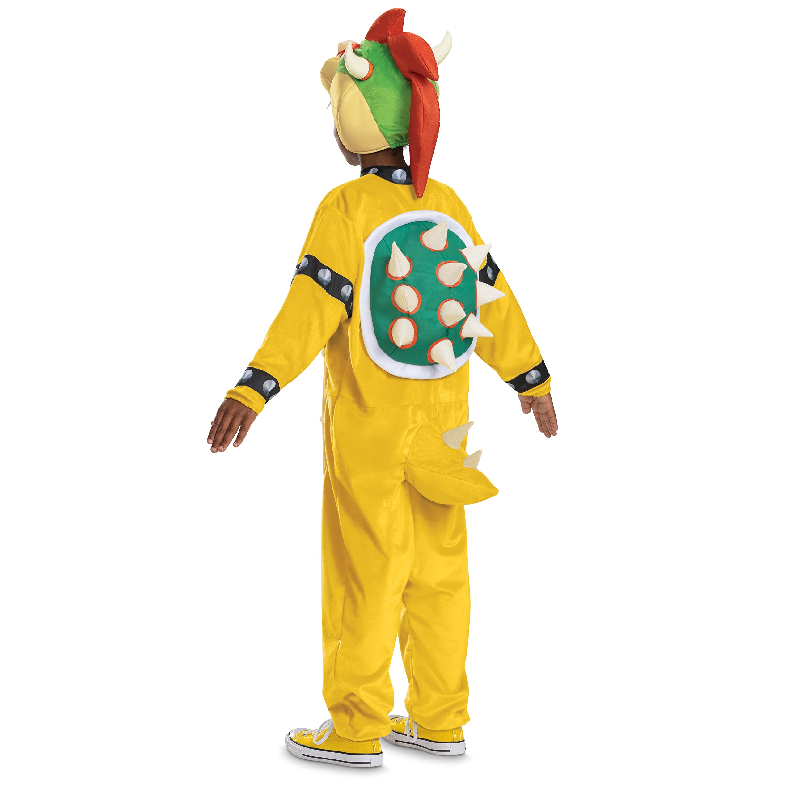 Super Mario Bros Kid's Bowser Hooded Jumpsuit Costume