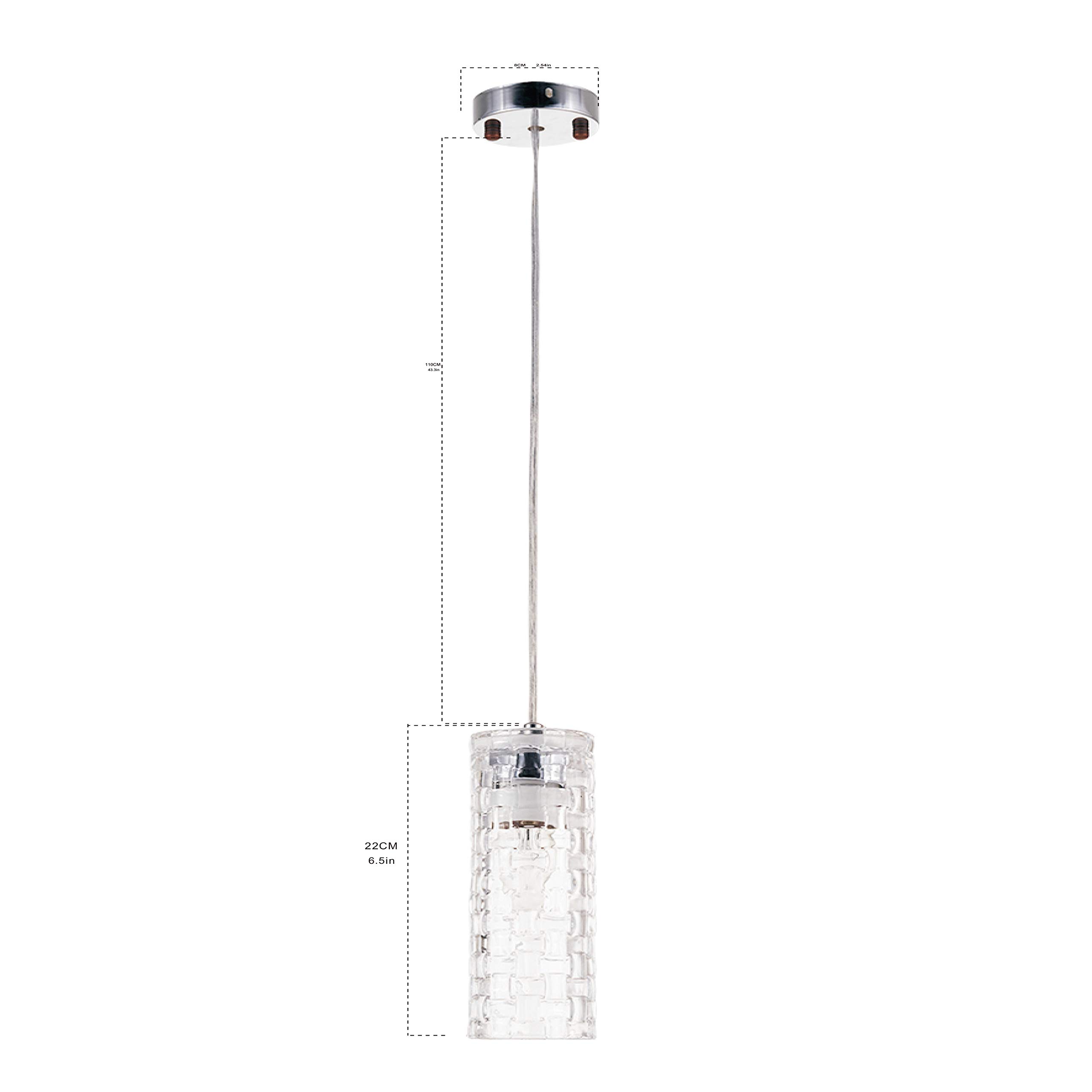 PIANUO Glass Hanging Lamp Light Shade Cover Modern Pendant Lighting Fixture for Home Bar Kitchen Room Decoration