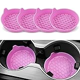 SINGARO Car Cup Holder Coaster, Silicone Cup Holder