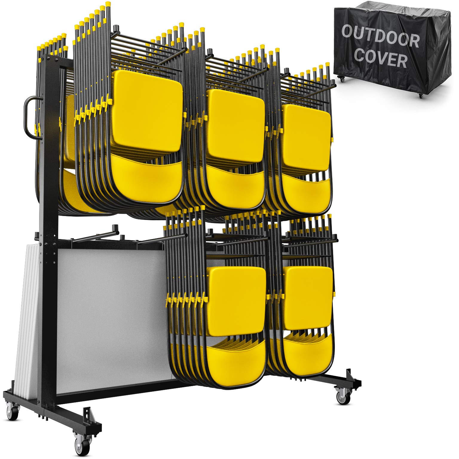 Upgorilo Folding Table And Chairs Cart Innovative Mobile Chair Upgorilo Folding Table And Chairs Cart Innovative Mobile Chair