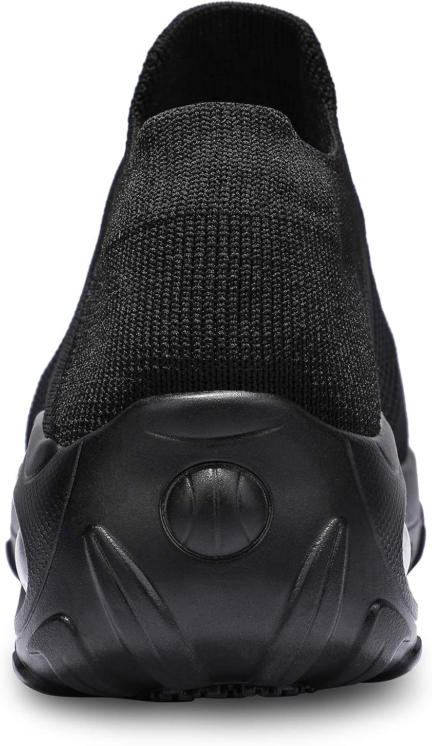  | ANLUKE Women's Walking Sock Shoes Slip On Air Cushion Platform Mesh Breathable Tennis Running Sneakers | Walking