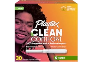 Playtex Clean Comfort Tampons Super 30ct