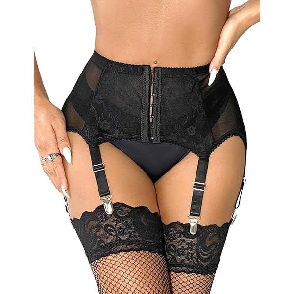 garter belt and stockings amazon GARTER BELT main image 0