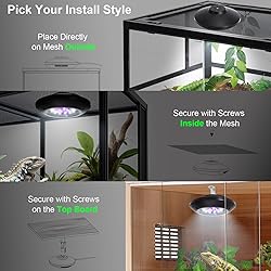 LED UVB Light for Reptiles, 8W UVA UVB Lamp