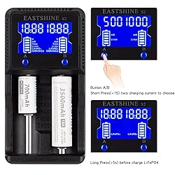 Universal Battery Charger EASTSHINE S2 LCD Display