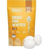 Judee’s Dried Egg White Protein Powder 16 oz - Pasteurized, USDA Certified, 100% Non-GMO - Gluten-Free and Nut-Free - Just On