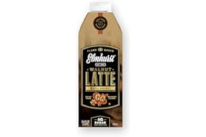 Elmhurst 1925 Maple Walnut Latte – Plant-Based, Vegan, Dairy-Free Plant Milk Latte Made of Walnut Milk, Cold Brew Premium Arabica with 95mg Caffeine & Real Maple & Brown Sugar – 25.4oz (Pack of 6)