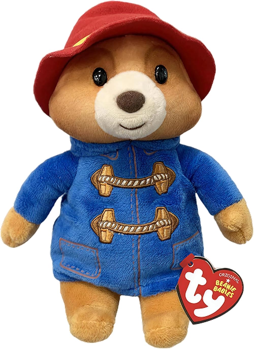 TY Paddington Bear Beanie Boos Medium Plush Toy Collectible Teddy