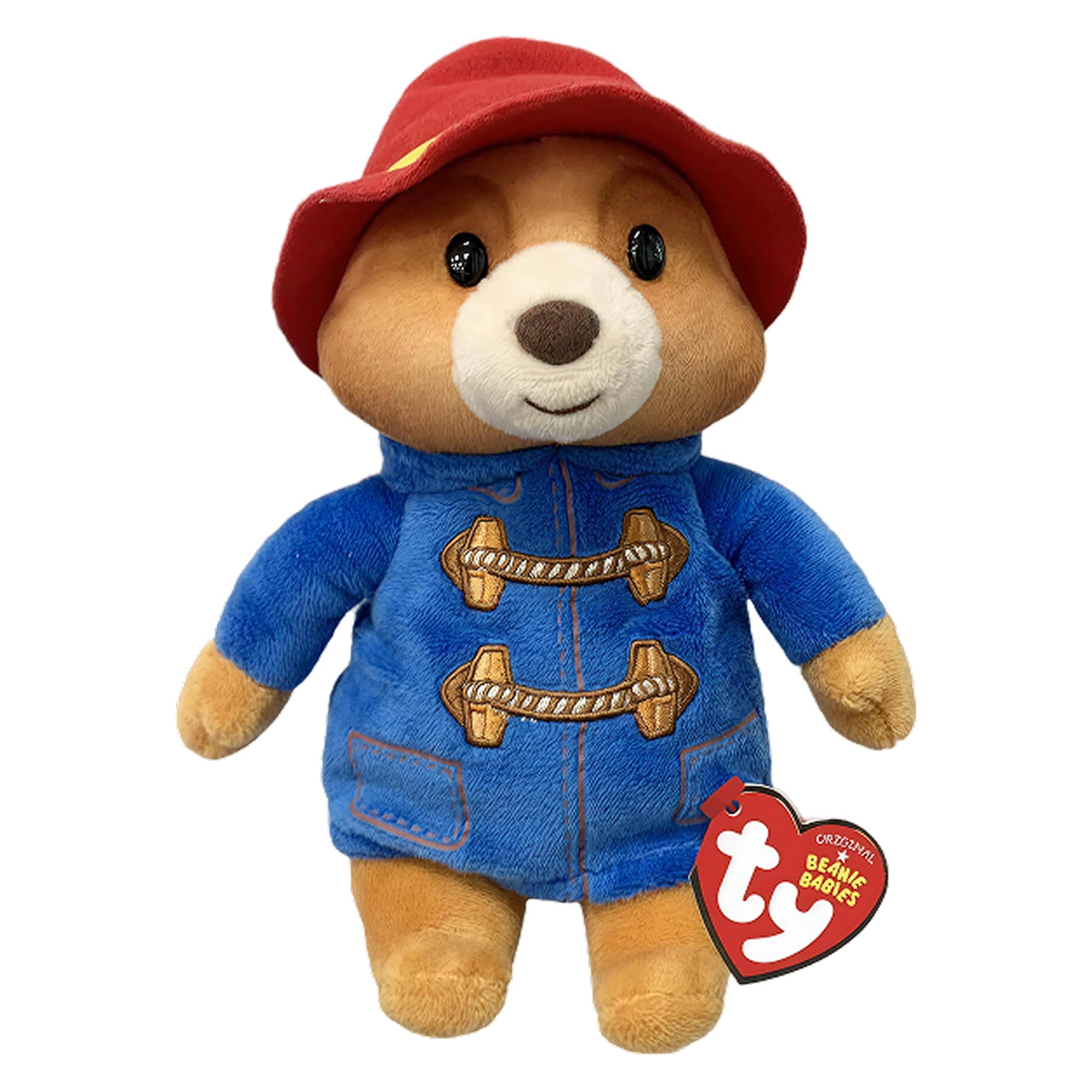 TY Paddington Bear Beanie Boos Regular | Beanie Baby Soft Plush Toy | Collectible Cuddly Stuffed Teddy
