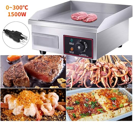 Amazon Com Carihome Commercial Electric Countertop Griddle