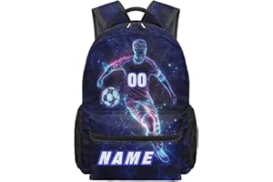 Ystardream Kids Custom Backpack Personalized School Bookbag for Boys 17" Lightweight Preschool & Elementary
