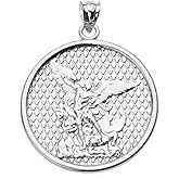 925 Sterling Silver Saint Michael Pendant