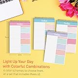 SWEETZER & ORANGE S&O Daily Planner Notepad 52 Pages Undated Coiled Desk view 5