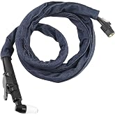 LiebeWH Plasma Cutter Torch PT-31 Straight Handle Replacement Air Cutting Gun Head for 40A 50A Machine Smooth Consumables Kit