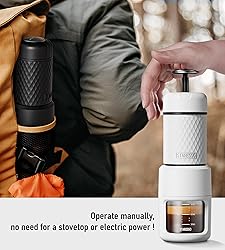 STARESSO Classic Portable Espresso Maker, 2 IN 1